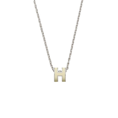 Hermes Mini Pop H Pendant Jaune Soufre Pale