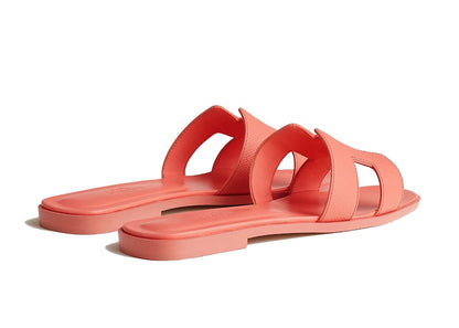 Hermes Oran Sandal Orange Joey Epsom Calfskin