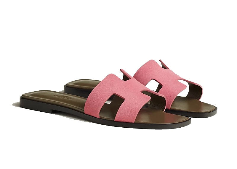 Hermes Oran Sandal Rose Du Desert Goatskin