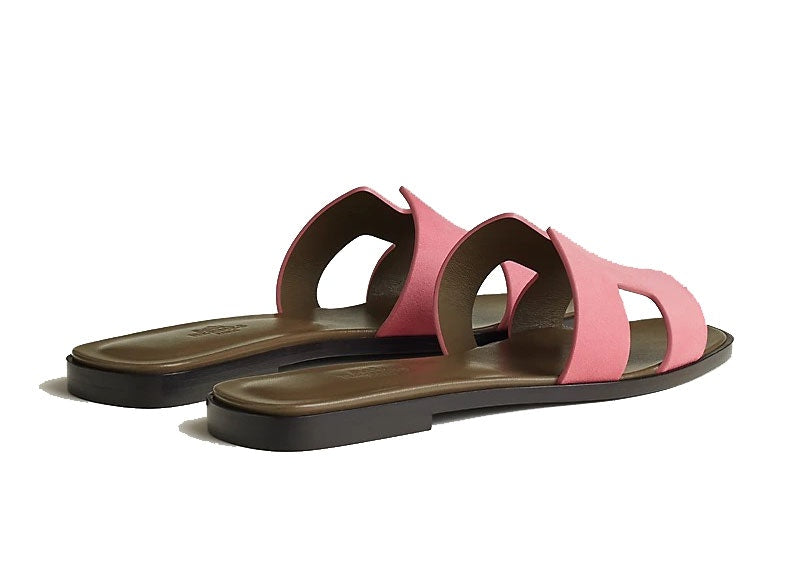 Hermes Oran Sandal Rose Du Desert Goatskin