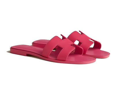 Hermes Oran Sandal Rose Vinicunca Calfskin