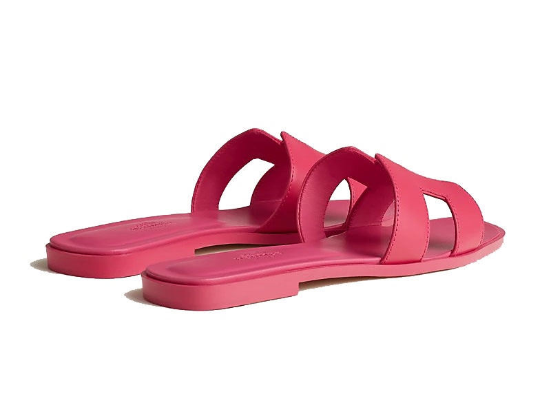 Hermes Oran Sandal Rose Vinicunca Calfskin