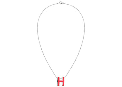 Hermes Pendant Pop H Coral Red