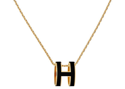 Hermes Mini Pop H Pendant Noir