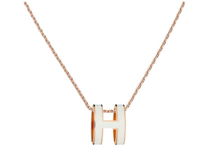 Hermes Pendant Pop H Blanc