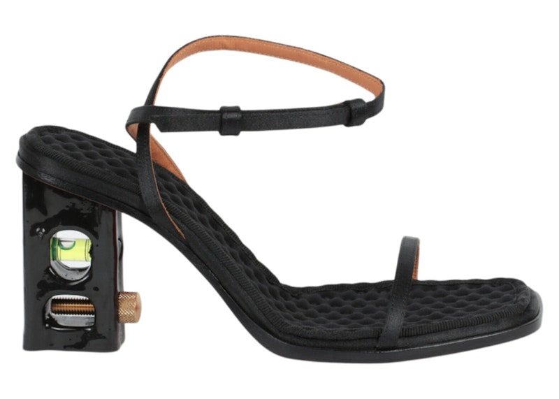 Heron Preston Bubble-Level Ankle-Strap Sandals Black (Women's)