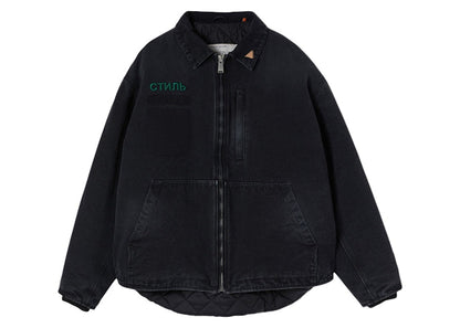 Heron Preston CTNMB Canvas Pockets Jacket Jacket Black/Green