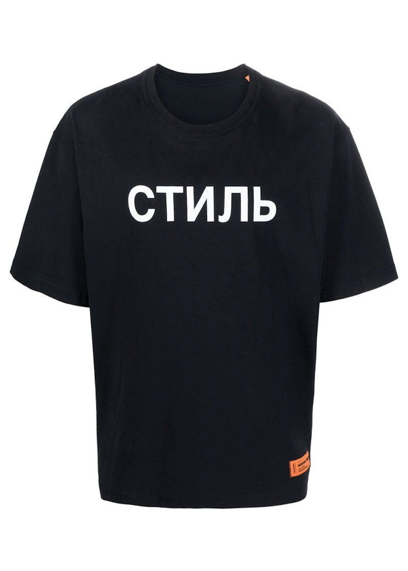 Heron Preston CTNMB Logo T-Shirt Black/White