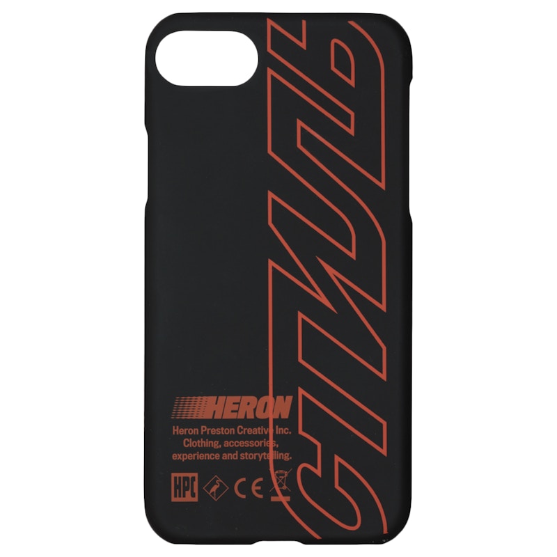 Heron Preston CTNMB Logo iPhone 8 Case (SS19) Black/Red