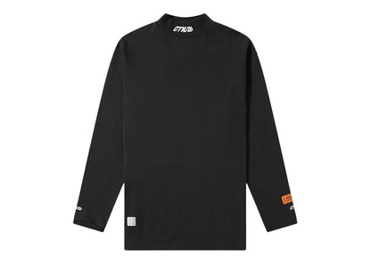 Heron Preston CTNMB Mock Neck Longsleeve T-Shirt Black