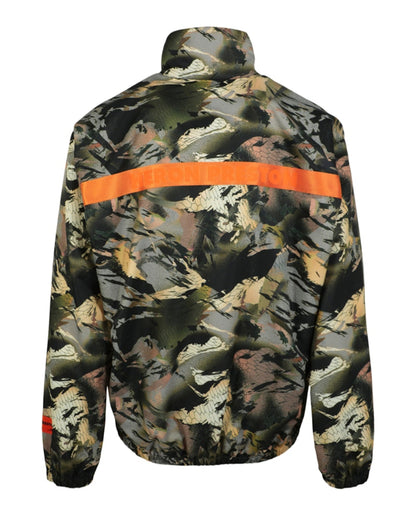 Heron Preston Camouflage Tape Windbreaker Black