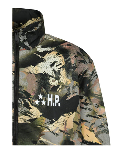 Heron Preston Camouflage Tape Windbreaker Black