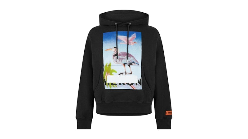 Heron Preston Censored Heron Logo Hoodie Black