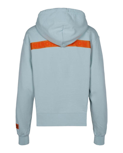 Heron Preston Cut-Out Hoodie Blue