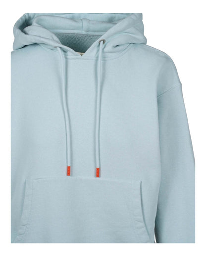 Heron Preston Cut-Out Hoodie Blue
