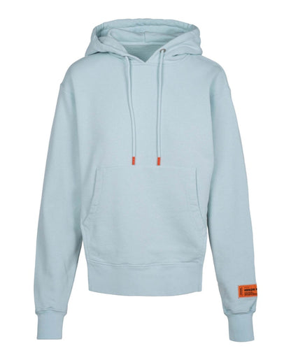 Heron Preston Cut-Out Hoodie Blue