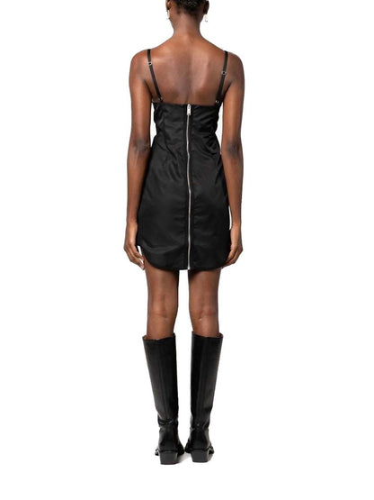 Heron Preston Ex-Ray Nylon Corset Dress Black
