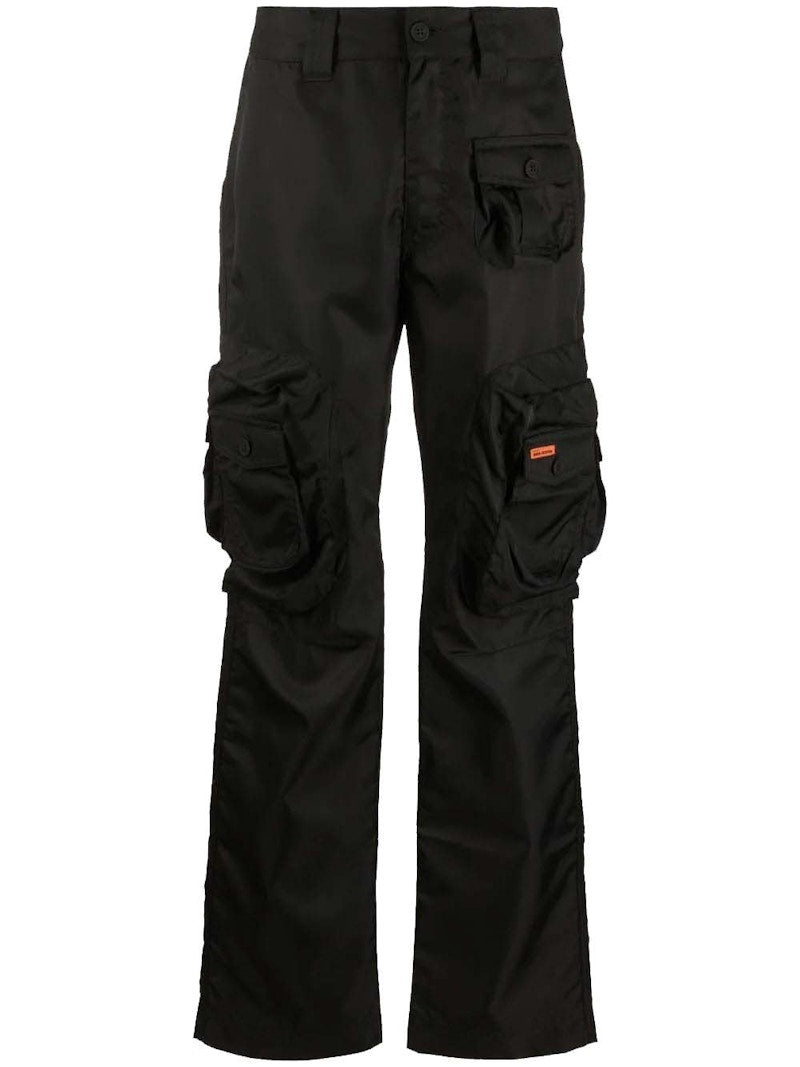 Heron Preston Ex-Ray Nylon Womens Cargo Pants Black