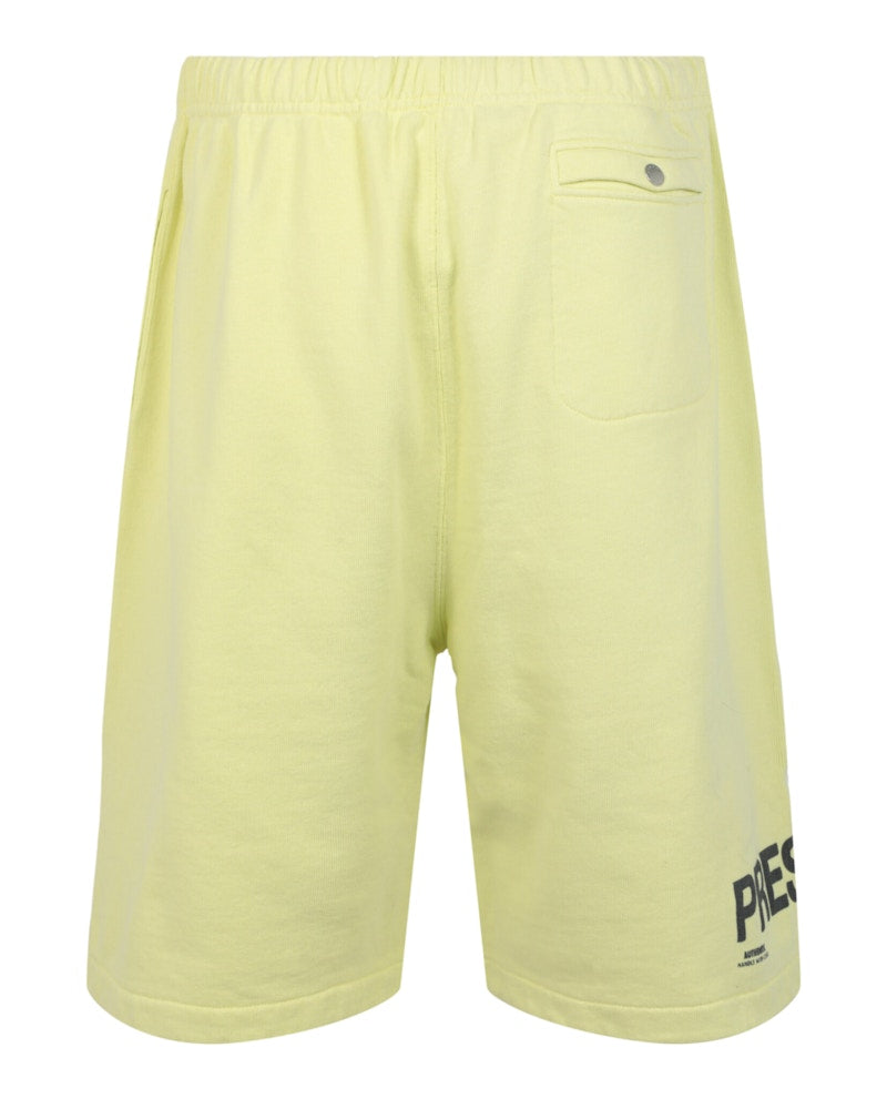Heron Preston Global Collage Sweatshorts Yellow
