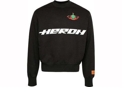 Heron Preston Globe Burn Crewneck Sweatshirt Black