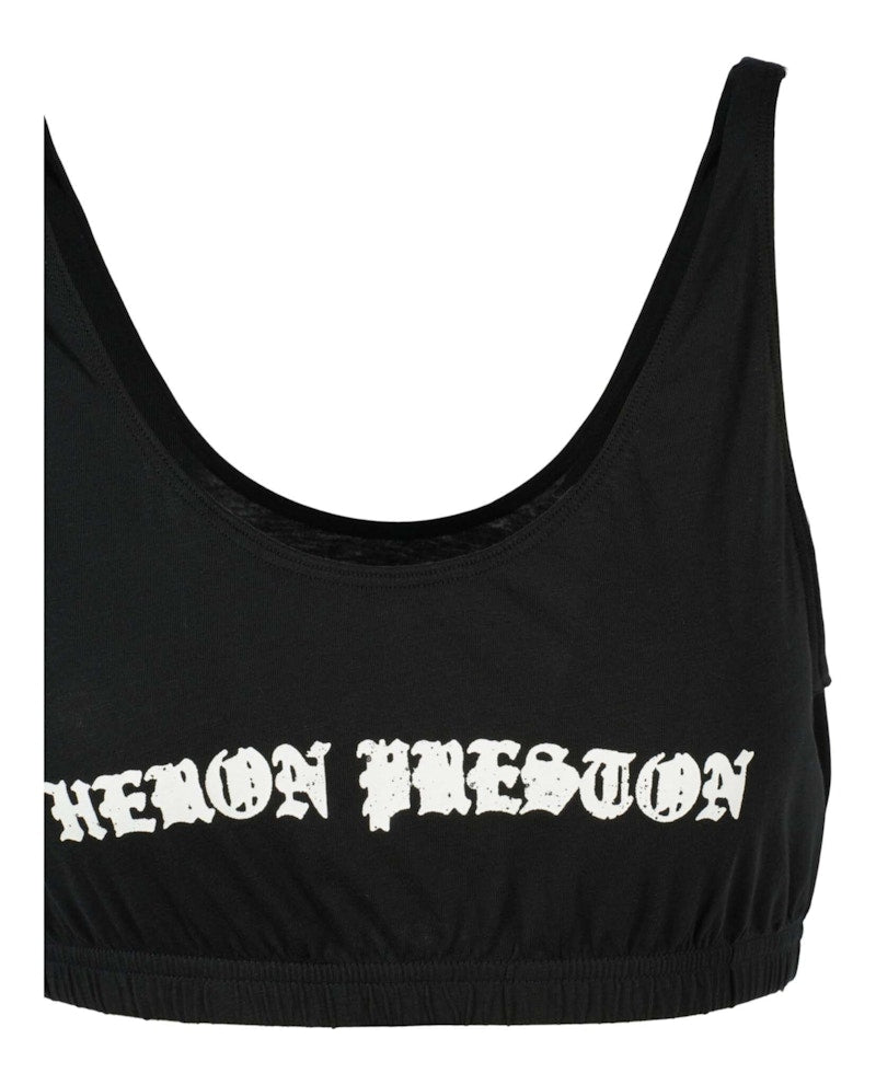 Heron Preston Gothic Cropped Tank Top Multi