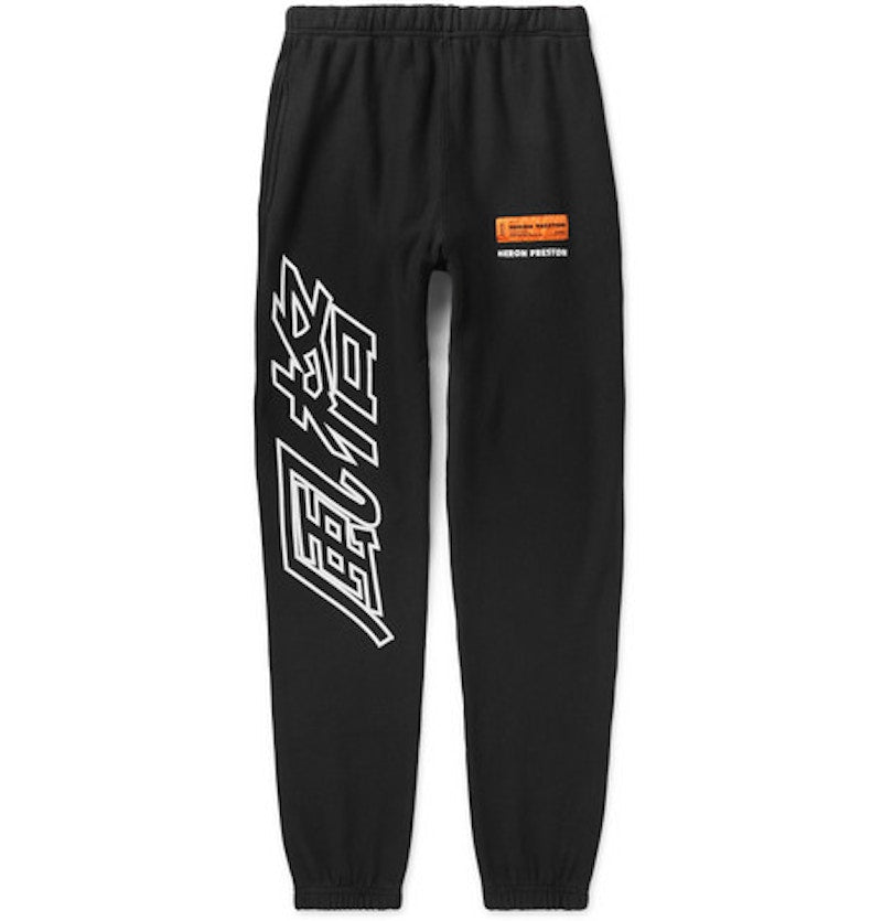 Heron Preston Graphic Lettering Sweatpants Black/Multicolor