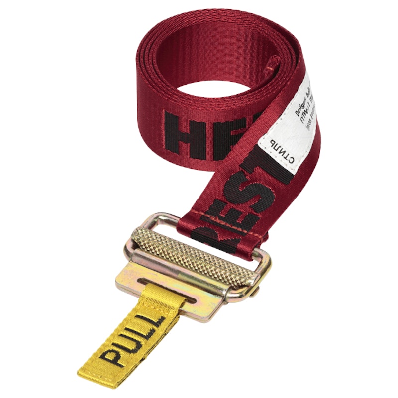 Heron Preston HBX Jacquard Tape Belt (SS19) Red