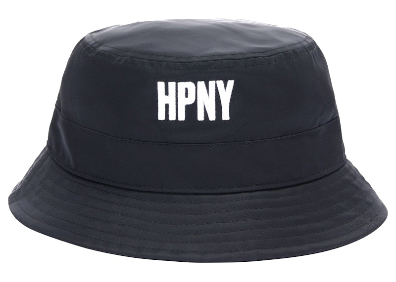 Heron Preston HPNY EMB Nylon Bucket Hat Black/White