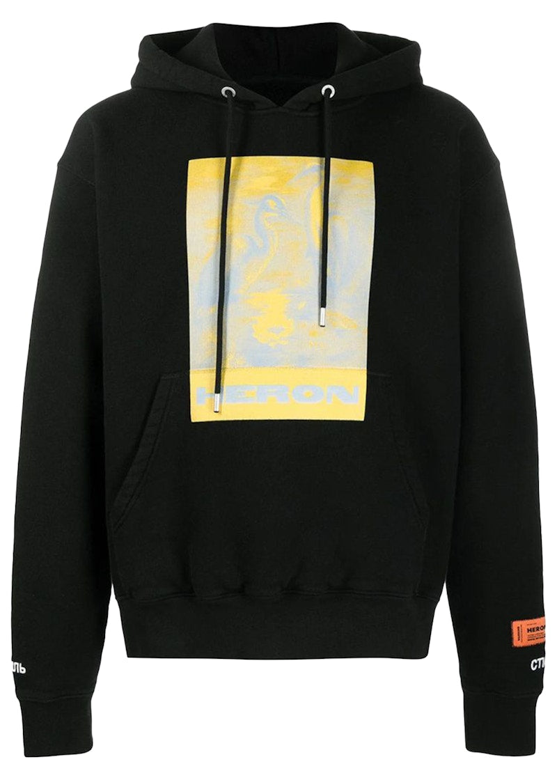 Heron Preston Halo Herons Hoodie Black/Yellow