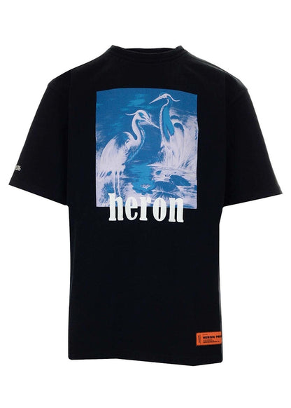 Heron Preston Halo Herons T-Shirt Black/White/Blue