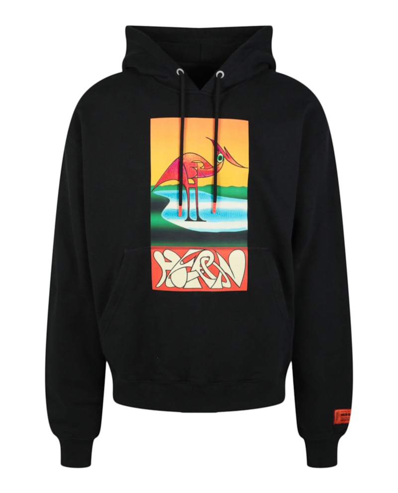 Heron Preston Heron Abstract Hoodie Black