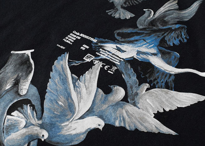 Heron Preston Heron Doves T-Shirt Black/Multi