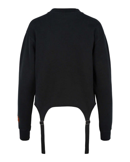 Heron Preston Hooks Crewneck Sweatshirt Black