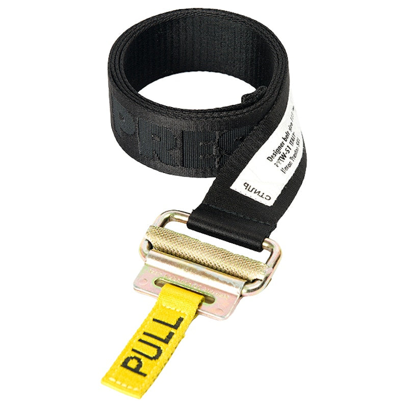Heron Preston Jacquard Tape Belt (SS19) Black