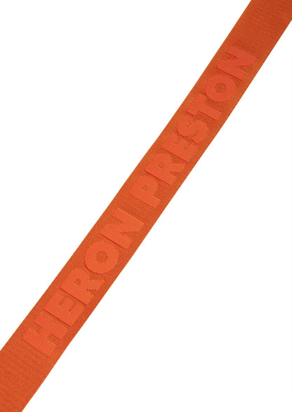 Heron Preston Jacquard Tape Belt (SS19) Dark Orange