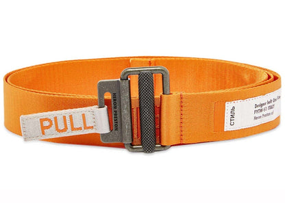 Heron Preston KK Tape Belt Orange/Medium Grey