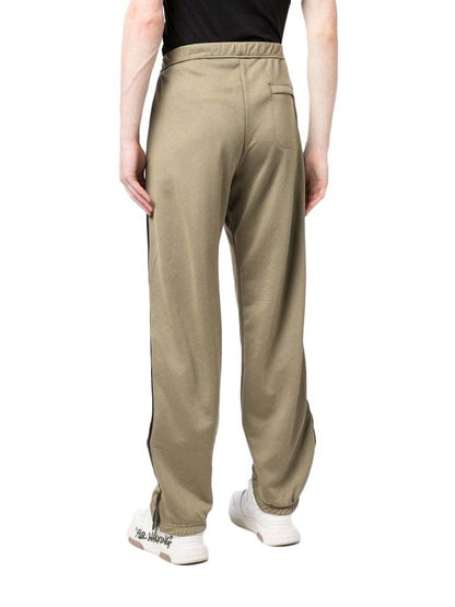 Heron Preston Logo Track Pants Olive Green/White