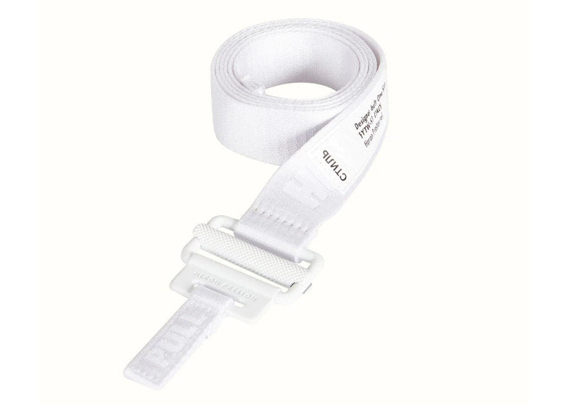 Heron Preston Mini Buckle Tape Belt White/White