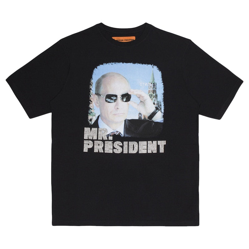 Heron Preston Mr. President Graphic Print T-shirt Black/Multicolor