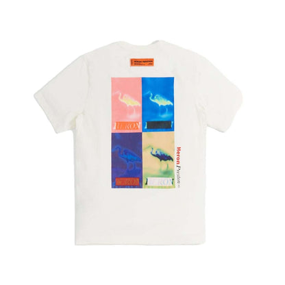 Heron Preston Multi Heron Censored SS Tee White/Multi