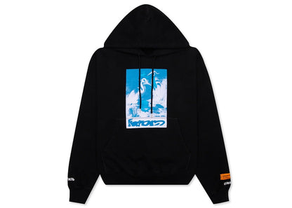 Heron Preston Oversize Herons Captcha Hoodie Black