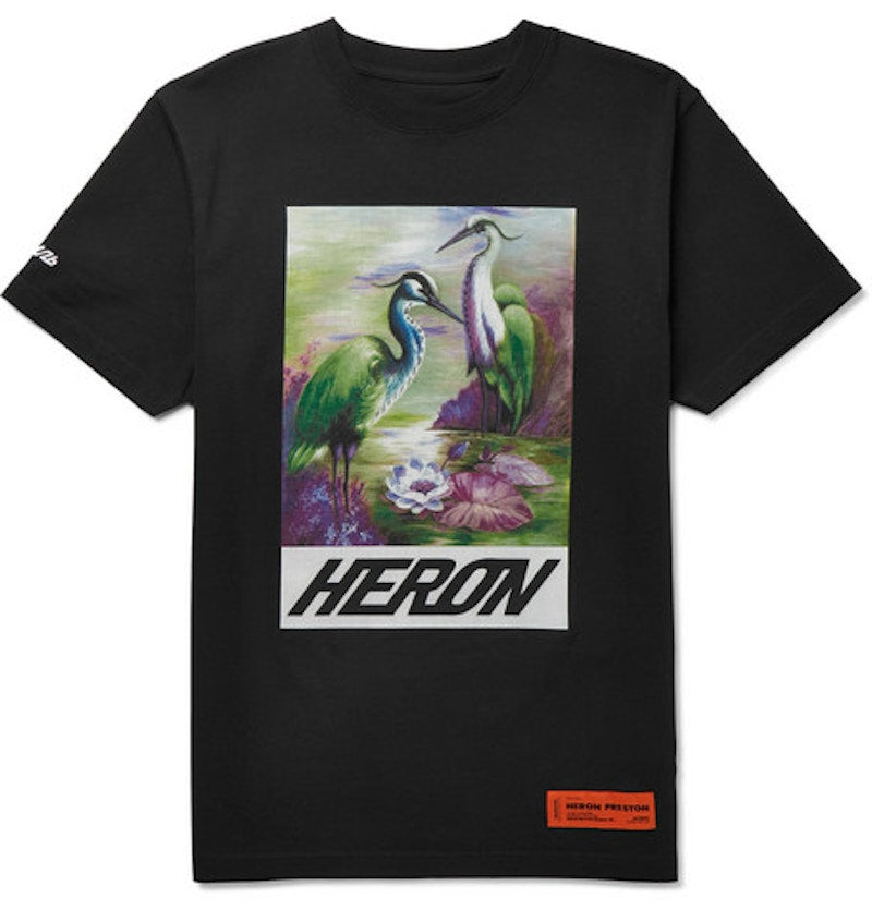 Heron Preston Oversized Heron Graphic T-shirt Black/Multicolor