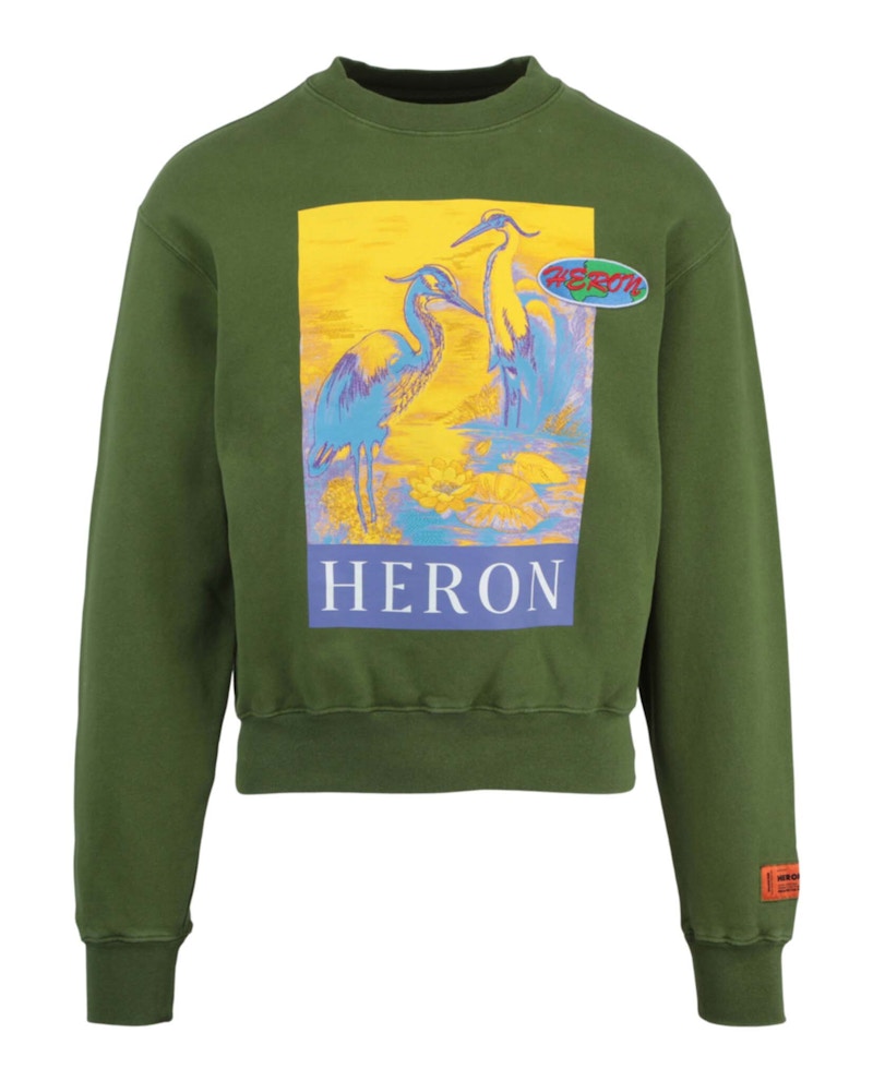 Heron Preston Oversized KK22 Crewneck Green