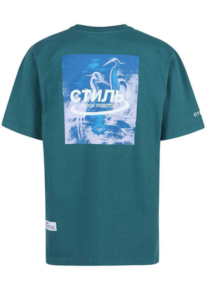 Heron Preston Periodic Table Oversize T-Shirt Blue