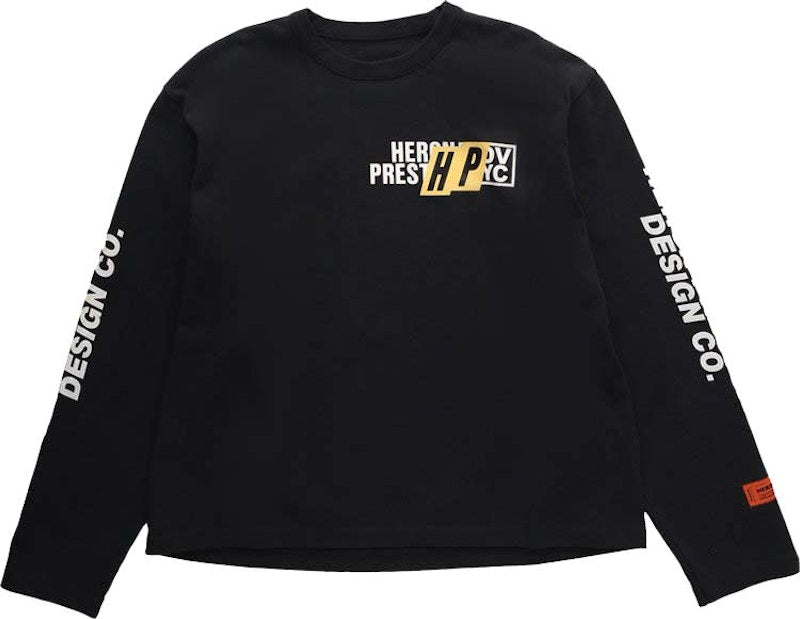 Heron Preston Real Estate LS Tee Black/White
