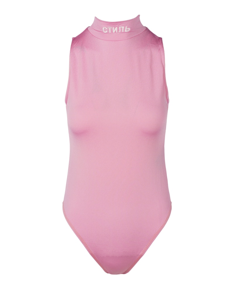 Heron Preston Sleeveless Bodysuit Pink