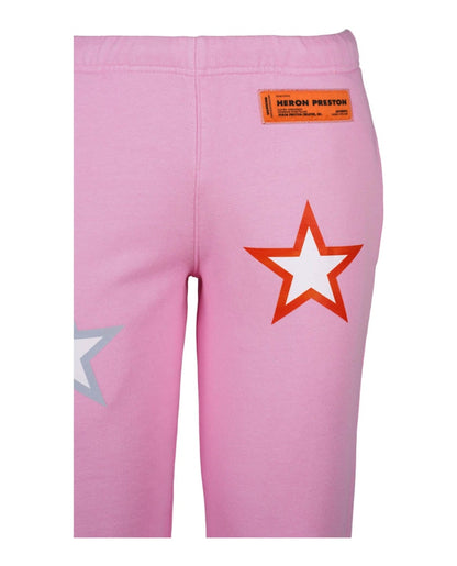 Heron Preston Stars Sweatpants Pink