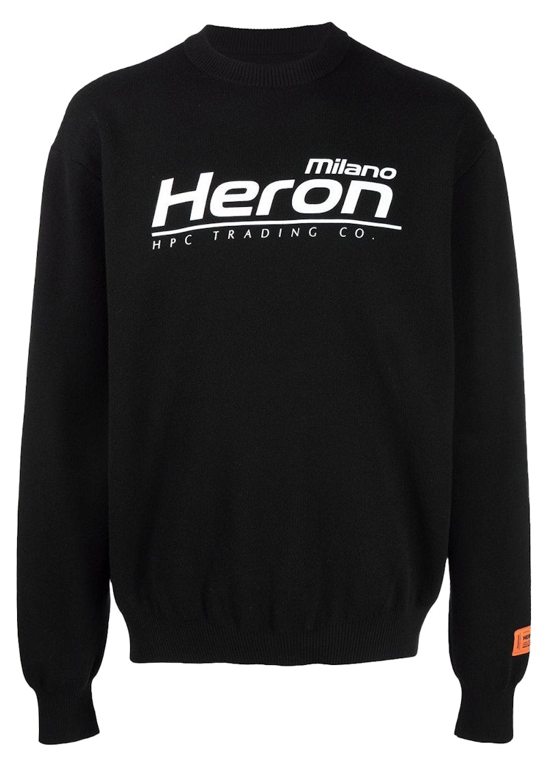 Heron Preston Trading Crewneck Black/White