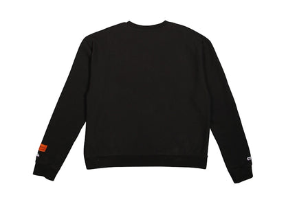 Heron Preston White Heron Crewneck Sweatshirt Black