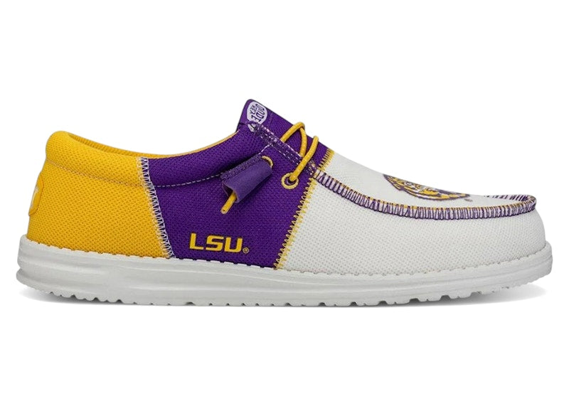 Hey Dude Wally Tri LSU Tigers Purple Gold
